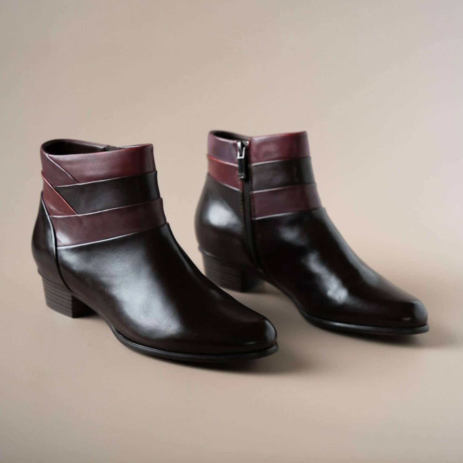 Regarde Le Ciel Women's Stefany Ankle Boot in brown - women's shoe - alternate view