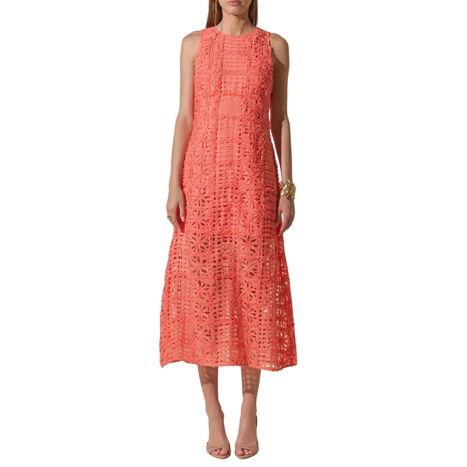 Endless Rose - Iris Textured Sleeveless Maxi Dress