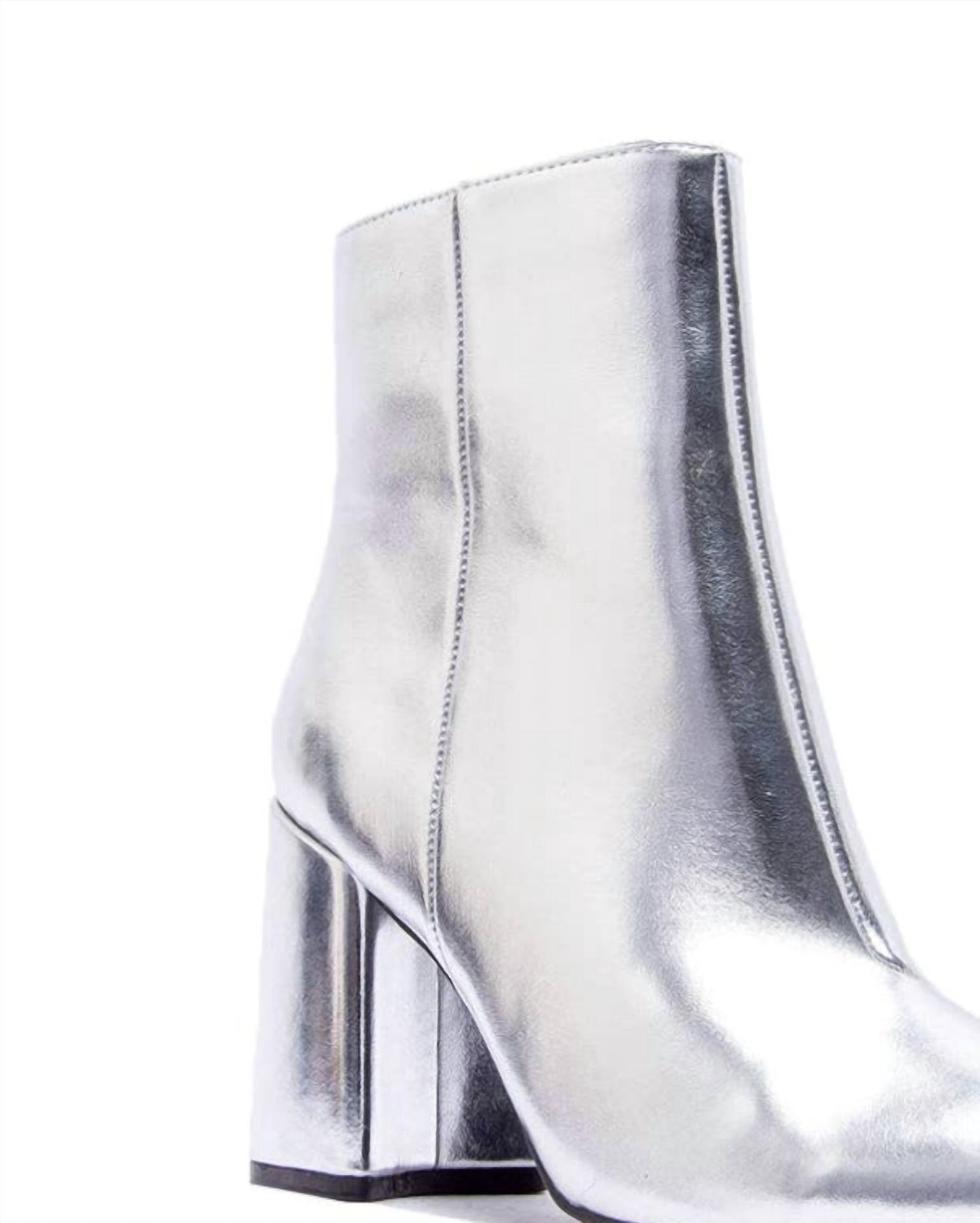 Qupid - Women's Block Heel Dress Ankle Booties