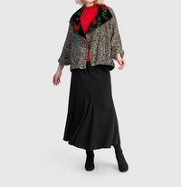 ALEMBIKA La Vie Boucle Jacket in roses - women's jacket - view 4