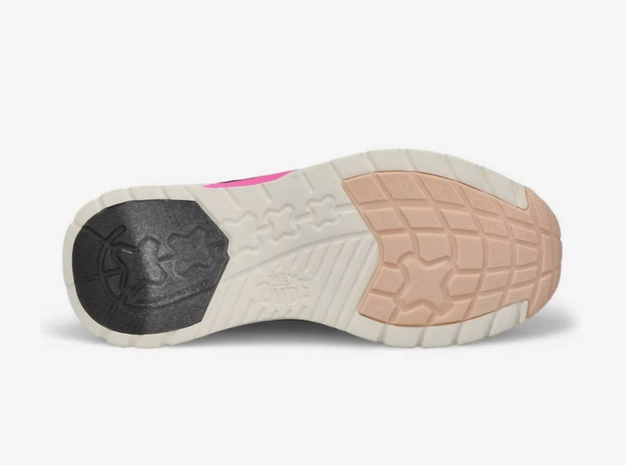 HEY DUDE Women's Sirocco Sport Stripe Shoe in black - women's shoe - view 4