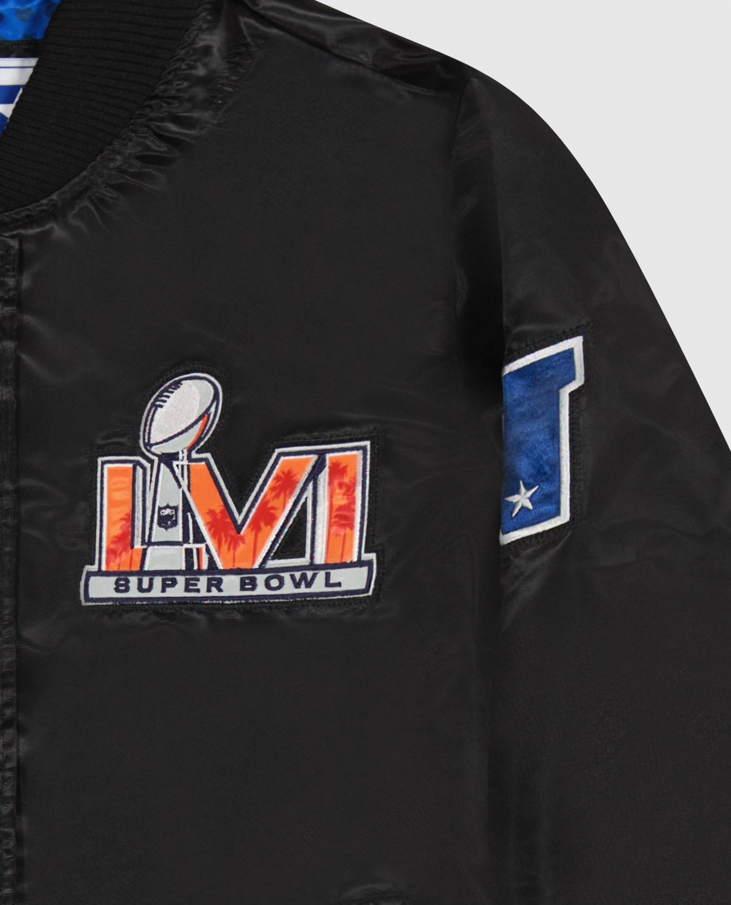 Starter - Women's Super Bowl LVI Varsity Satin Full-Snap Jacket