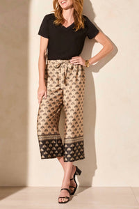 Tribal - Border Print Flowy Pants