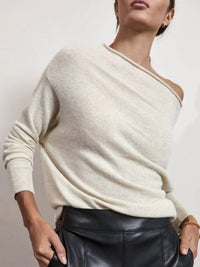 Brochu Walker - Lori Cashmere Off Shoulder Sweater