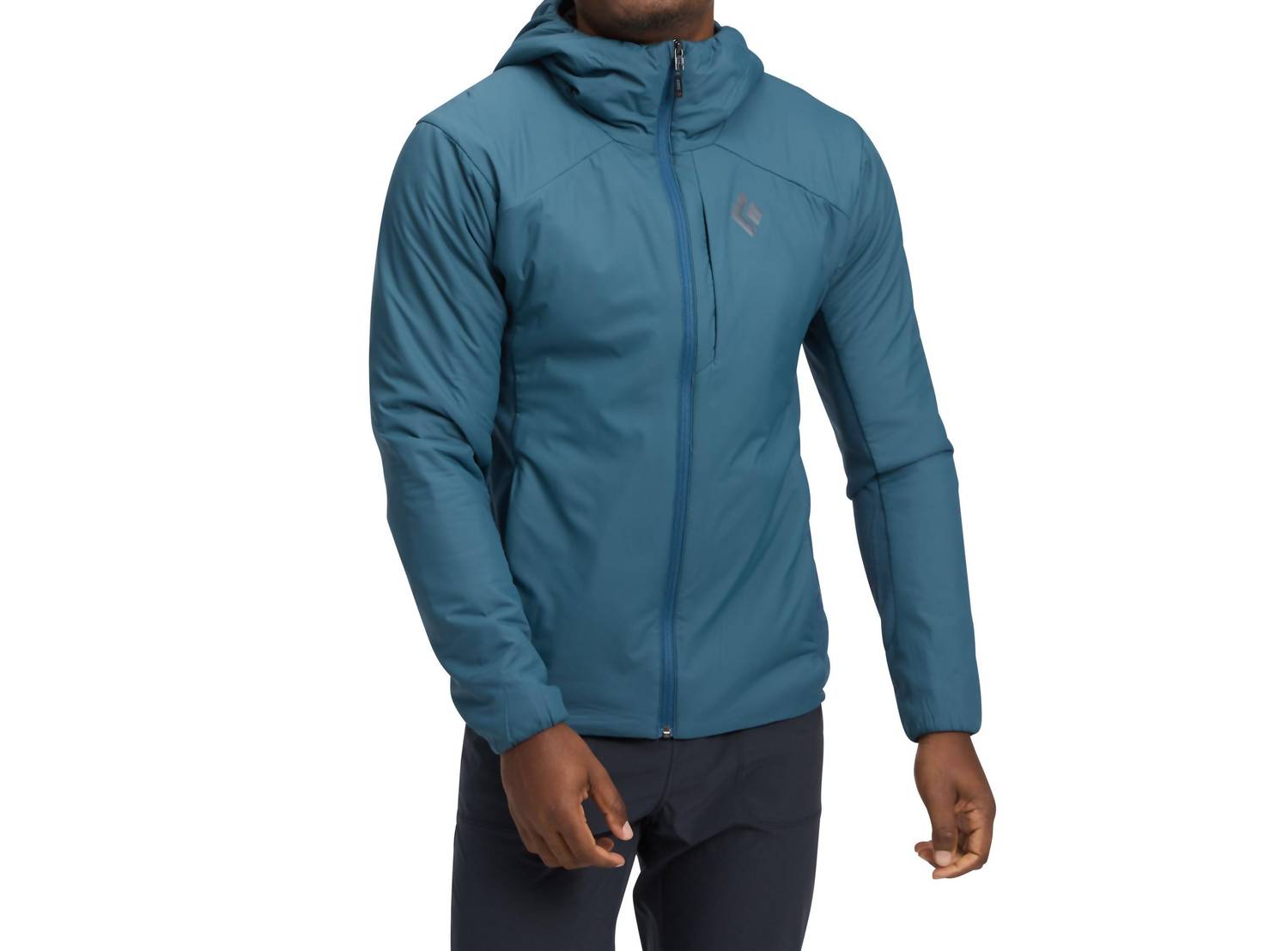 Black Diamond Men's First Light Stretch Hoody in creek blue - men's jacket
