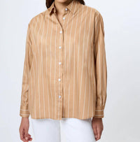 French Connection - Alexis Poplin Fine Line Shirt