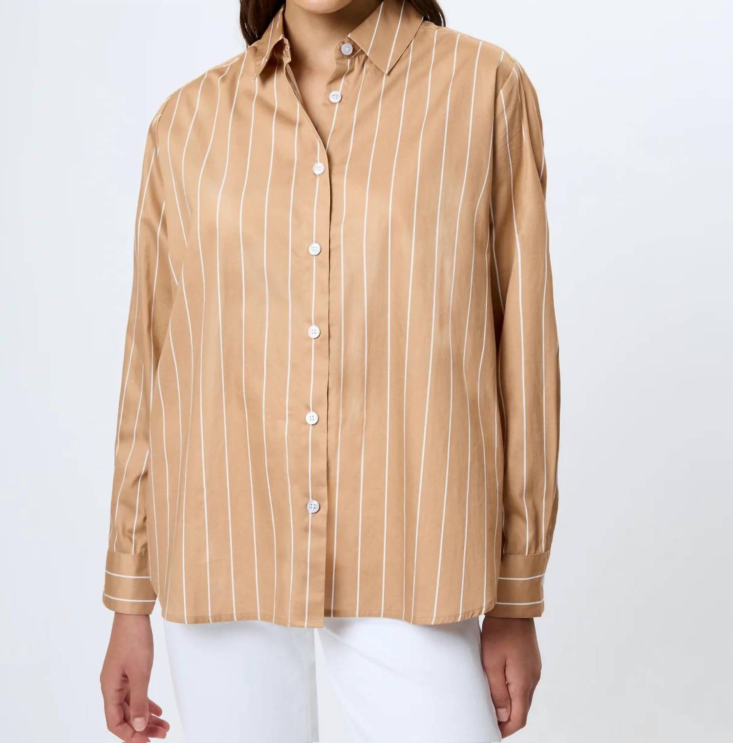 French Connection - Alexis Poplin Fine Line Shirt