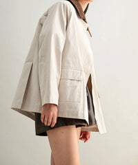 Mable - Collared Oversized Jacket