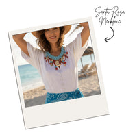 Bijoux Envie - Women's Santa Rosa Shell Charm Necklace