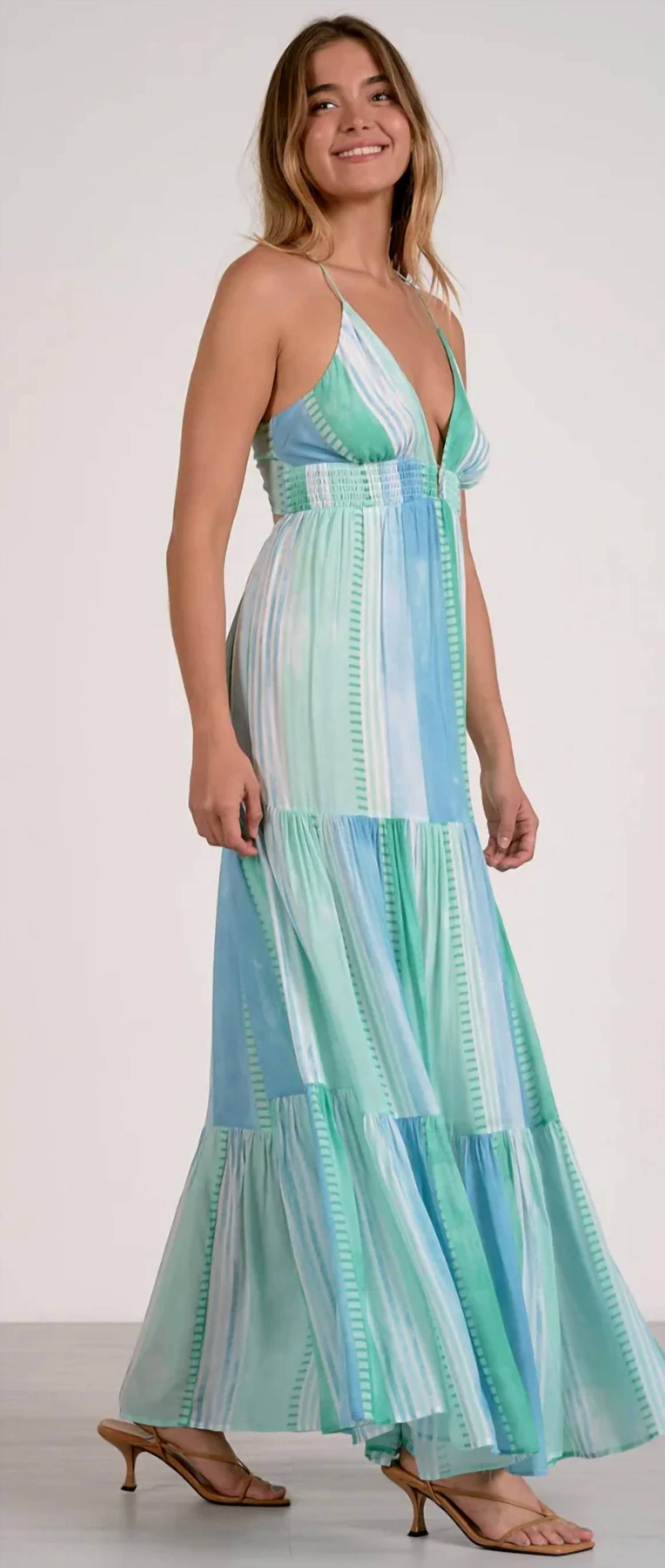 Elan - V-neck Maxi Dress