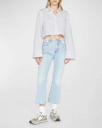 Frame - High N Tight Crop Mini Bootcut Jean