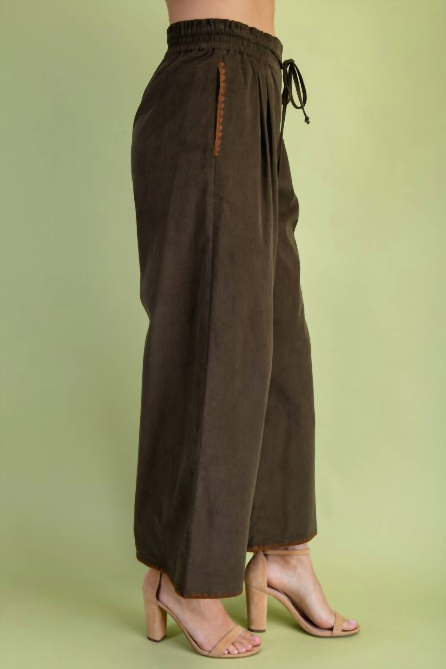 Gigio - Corduroy Relaxed Fit Pants