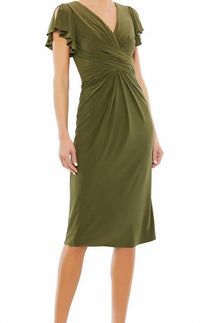Mac Duggal - Flutter Sleeve Dress
