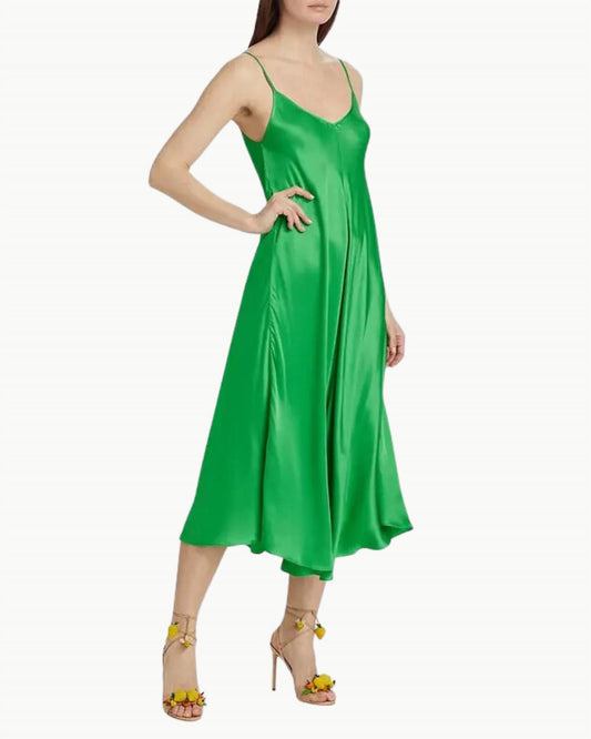 L'Agence - Lorraine Trapeze Midi Dress
