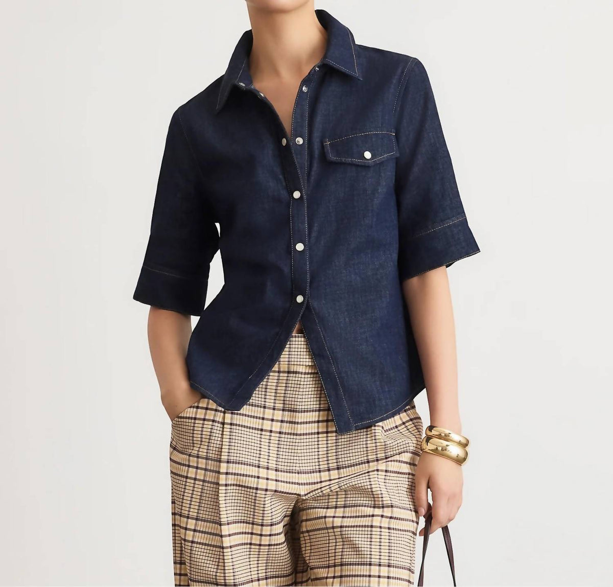 Tanya Taylor - Winston Denim Top