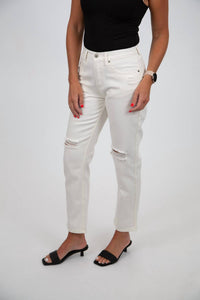 Wishlist - Straight Leg Distressed Jeans