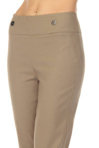Joseph Ribkoff - Pull On Slim Straight Ankle Pants