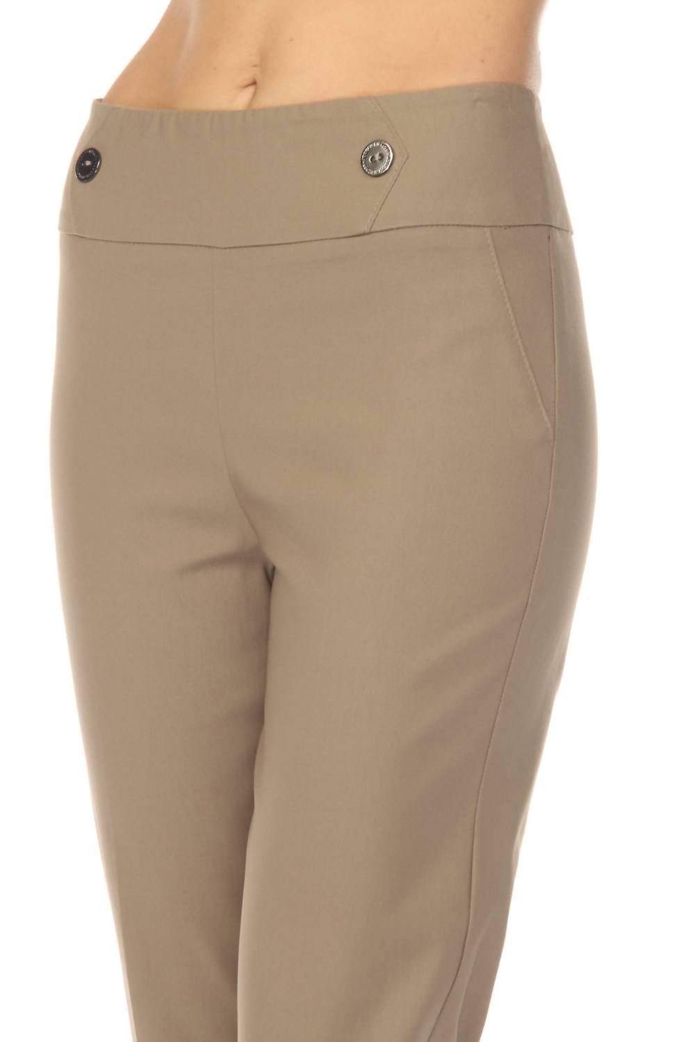Joseph Ribkoff - Pull On Slim Straight Ankle Pants