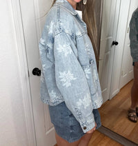 Bibi - Mariah Denim Floral Jacket