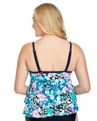 It Figures - Sunny Delight Triple Tier Tankini Top