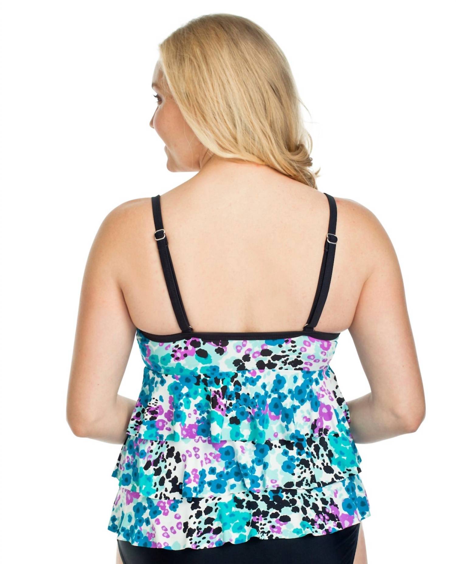 It Figures - Sunny Delight Triple Tier Tankini Top