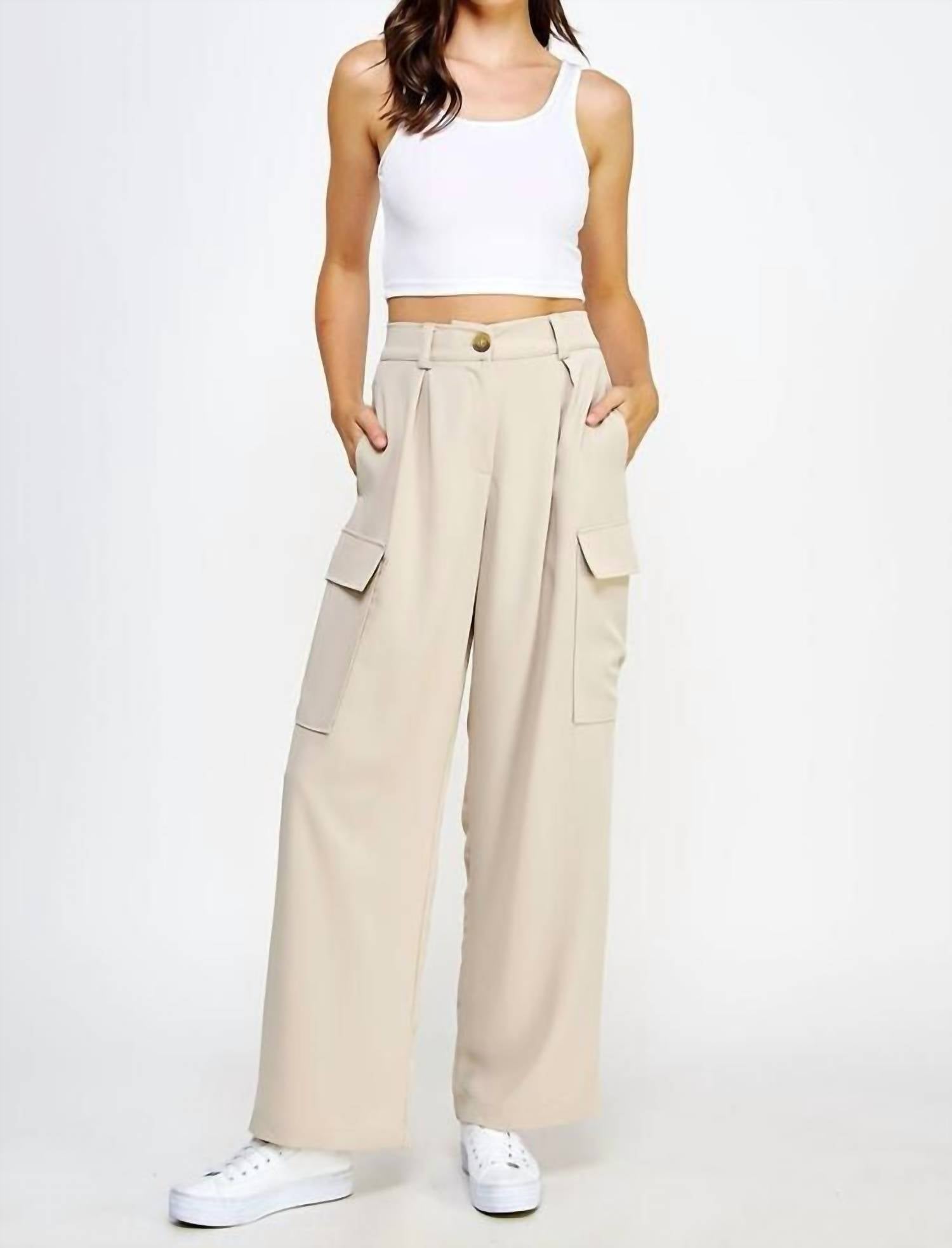 Moda Borboleta - Wide Leg Cargo Pant