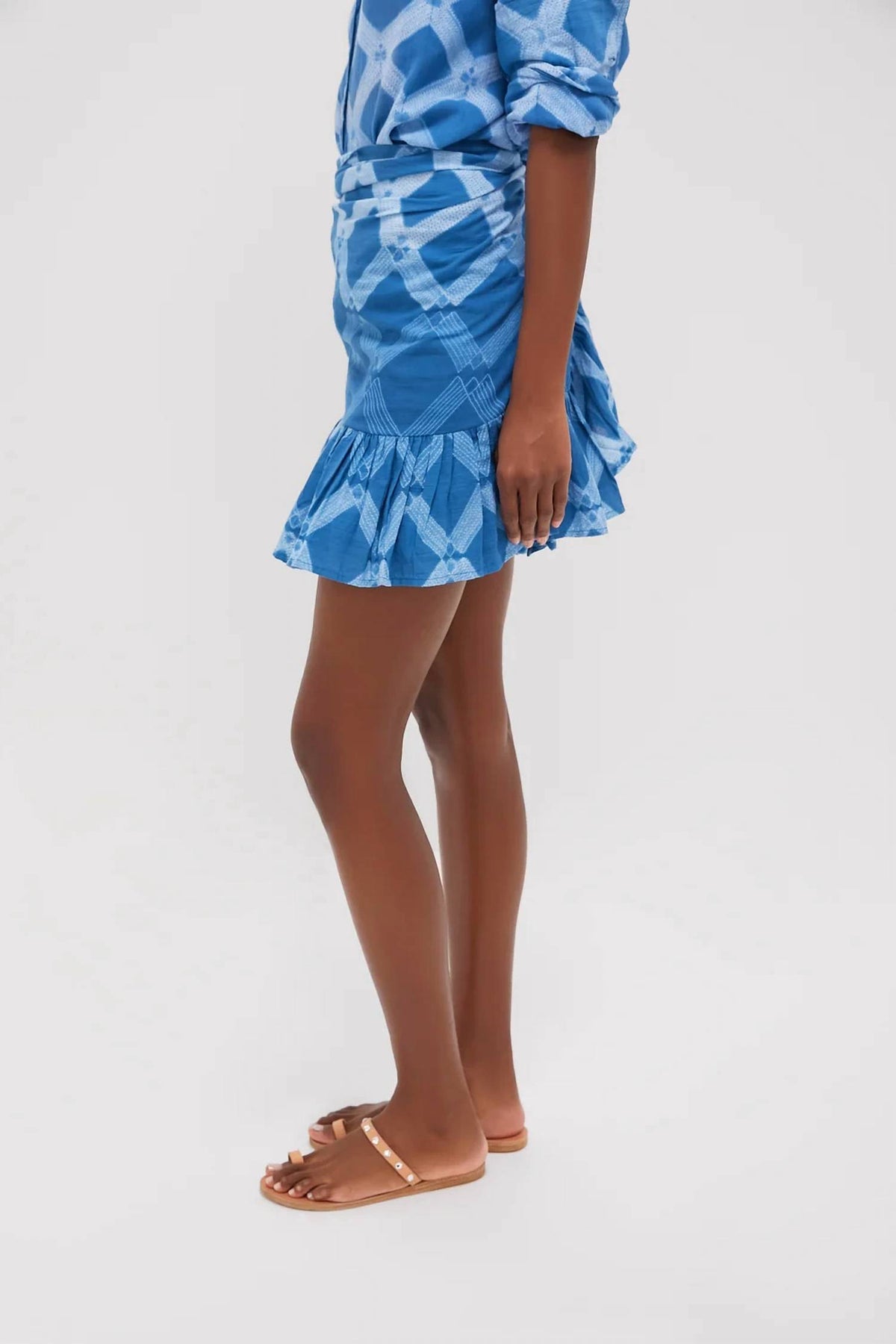 Coniglio - Short Ruffle Power Pareo Skirt