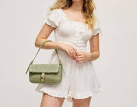 Urban Expressions - Women's Gloria Straw Crossbody Bag