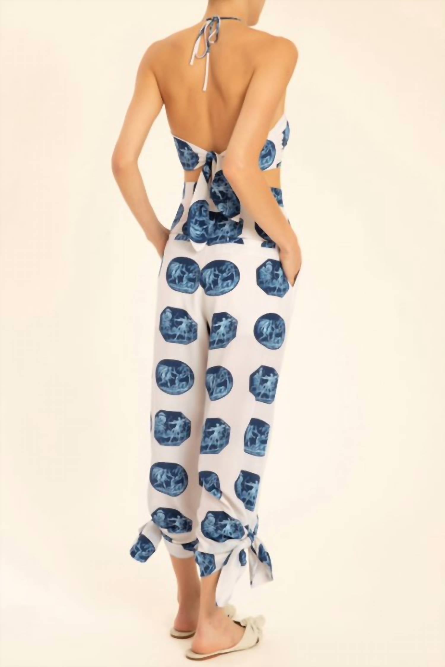 Adriana Degreas - Greek Scenes Top with Ties