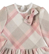 Mayoral - Kid's Tiered Ruffle Neck Plaid Dress