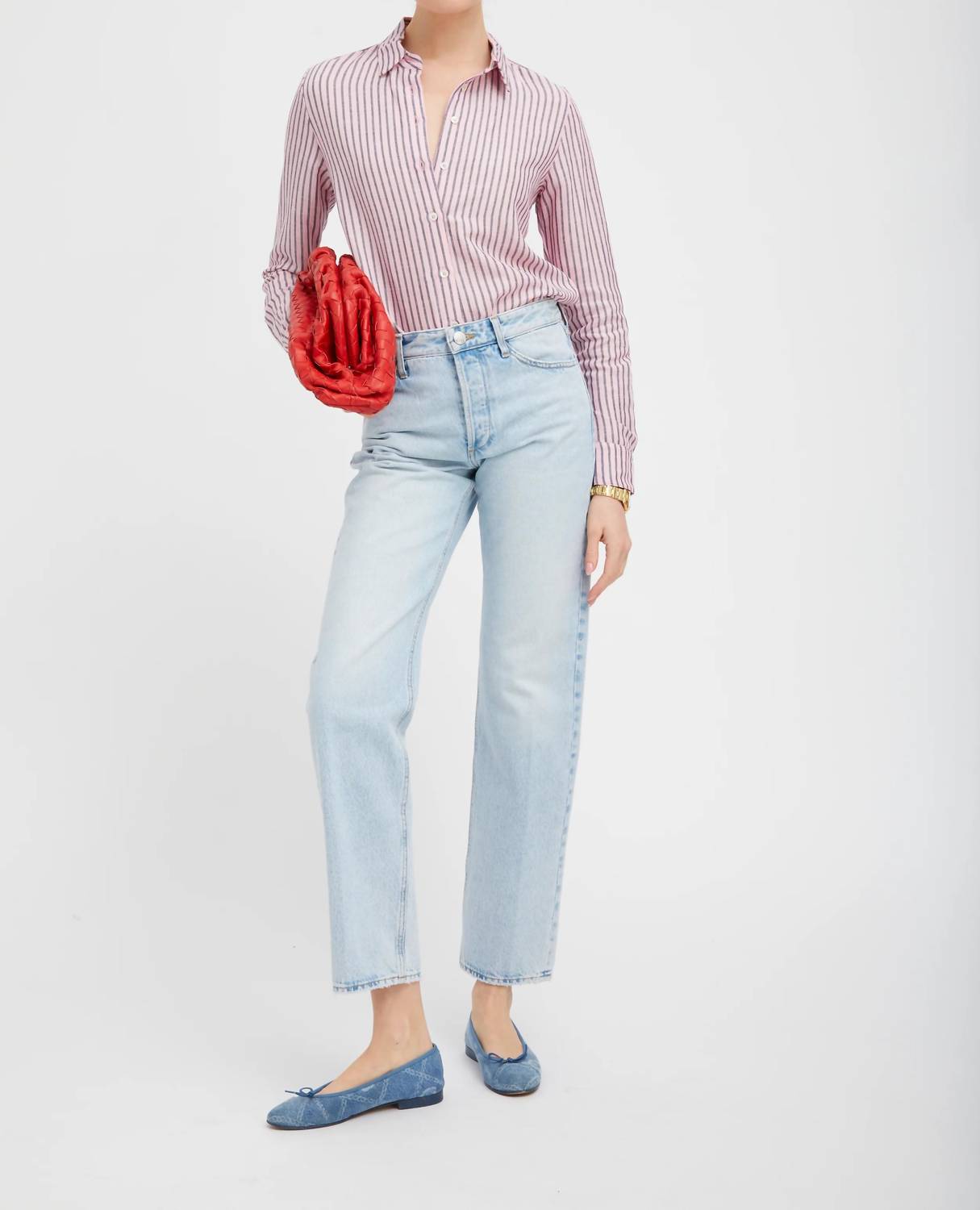Sprwmn - Farrah Cropped Slim Boyfriend Jeans