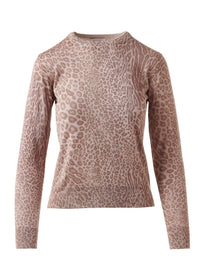 Kinross - Leopard Print Crew Top