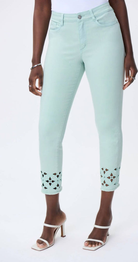 Joseph Ribkoff - Floral Cutout Pants