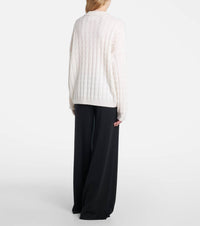 Lisa Yang - Magnolie Cable-knit Cashmere Polo Sweater