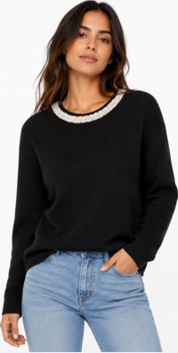 Drew - Aurora Jewel Long Sleeve Crew Sweater