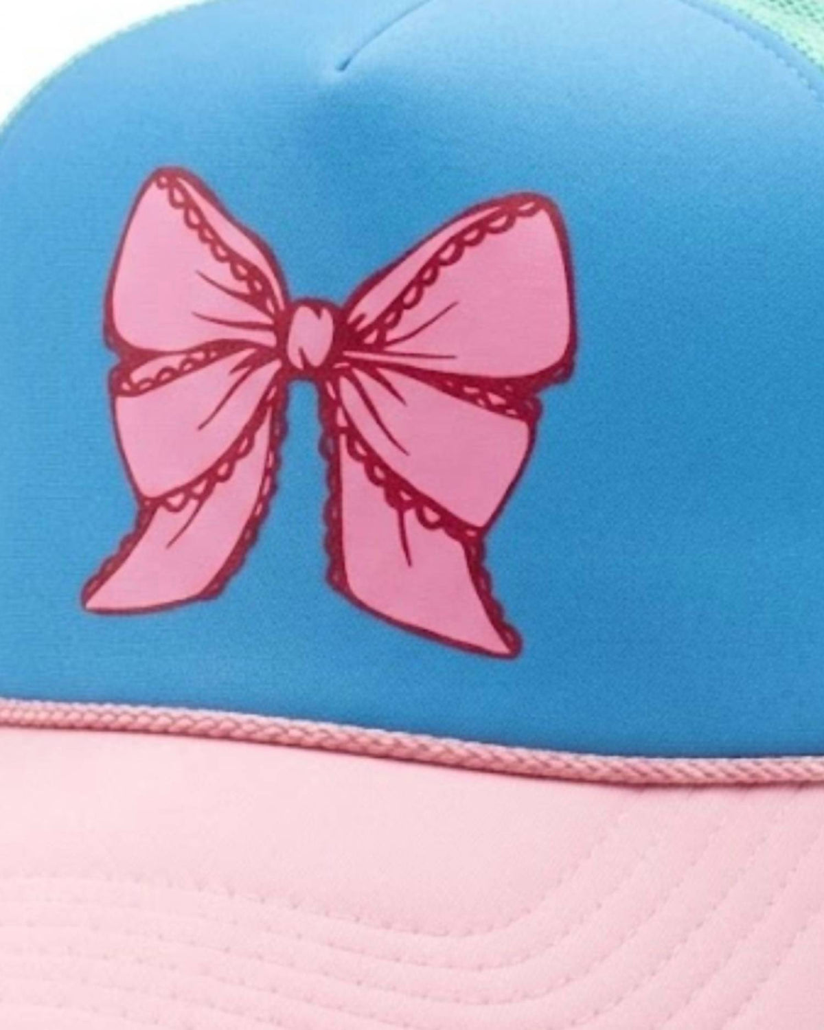 Southern Bliss - Unisex - Lace Bow Trucker Hat