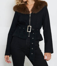 Tt Studios - Carm Faux Fur Jacket