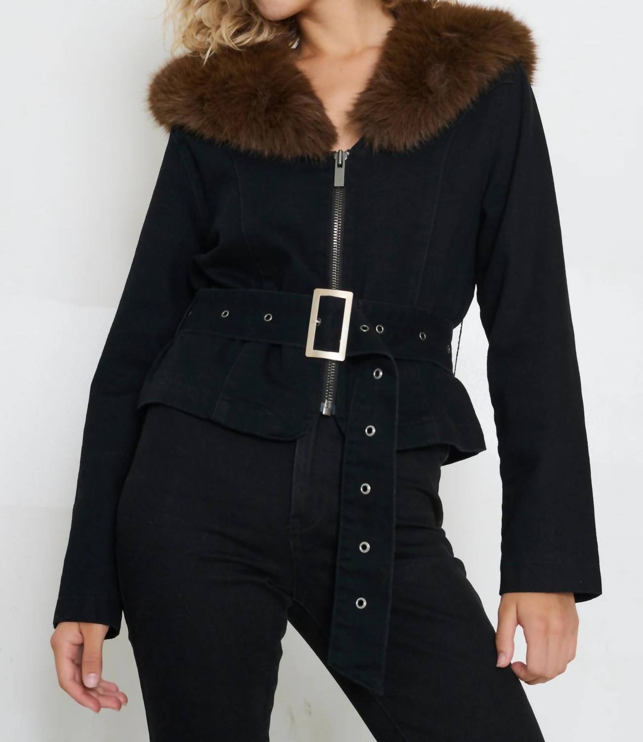 Tt Studios - Carm Faux Fur Jacket