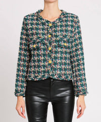 Beulahstyle - Tweed Cropped Blazer