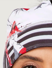 krimson klover Illustrated Beanie in apres anyone red - women's hat - alternate view