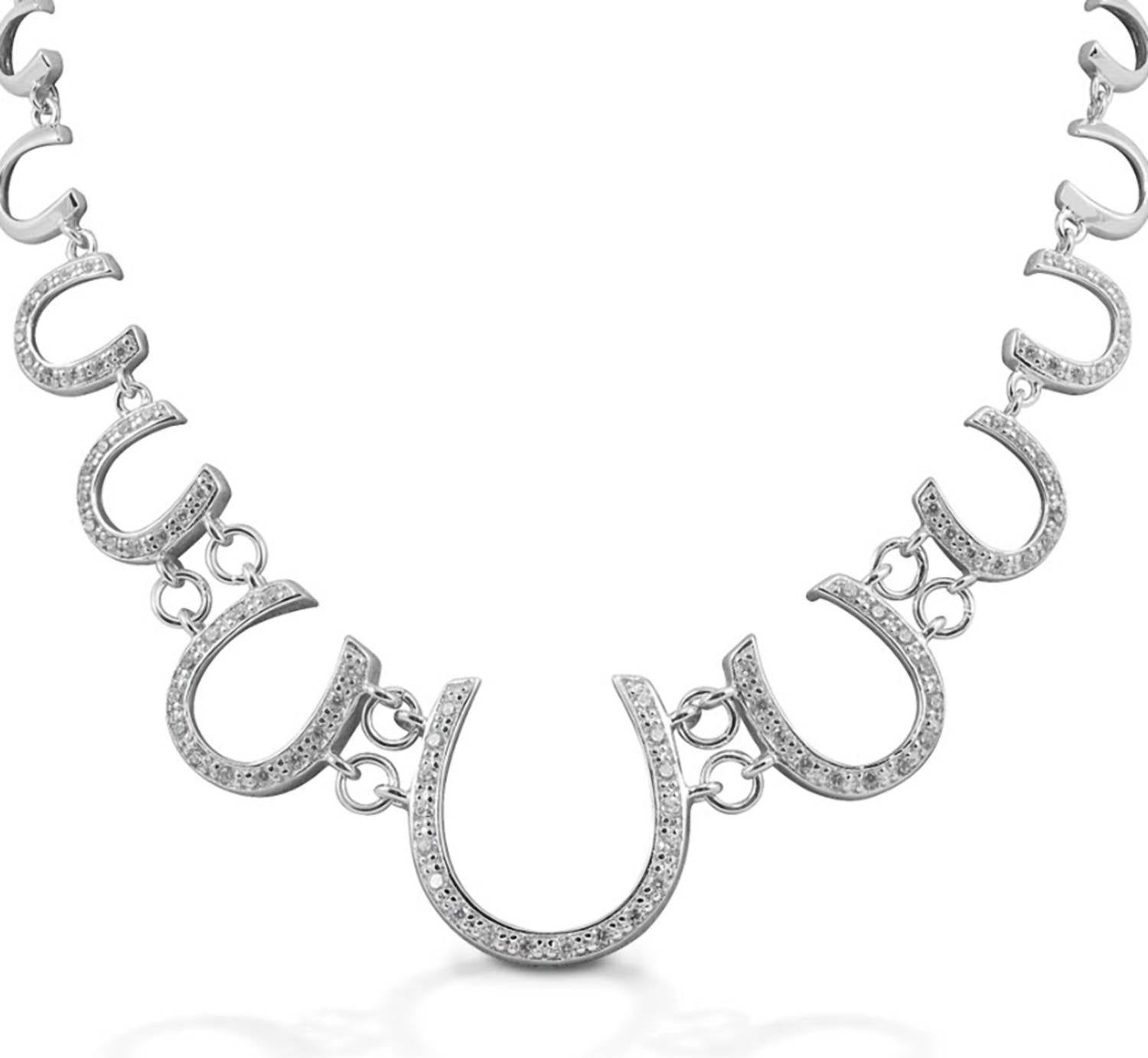 Kelly Herd Jewelry - Women's Multi Horseshoe Necklace