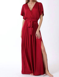 Aakaa - Maxi Dress With Dolman Sleeves