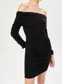 Maria Cher Alberti Akira Short Dress in black - women's dress - detail view