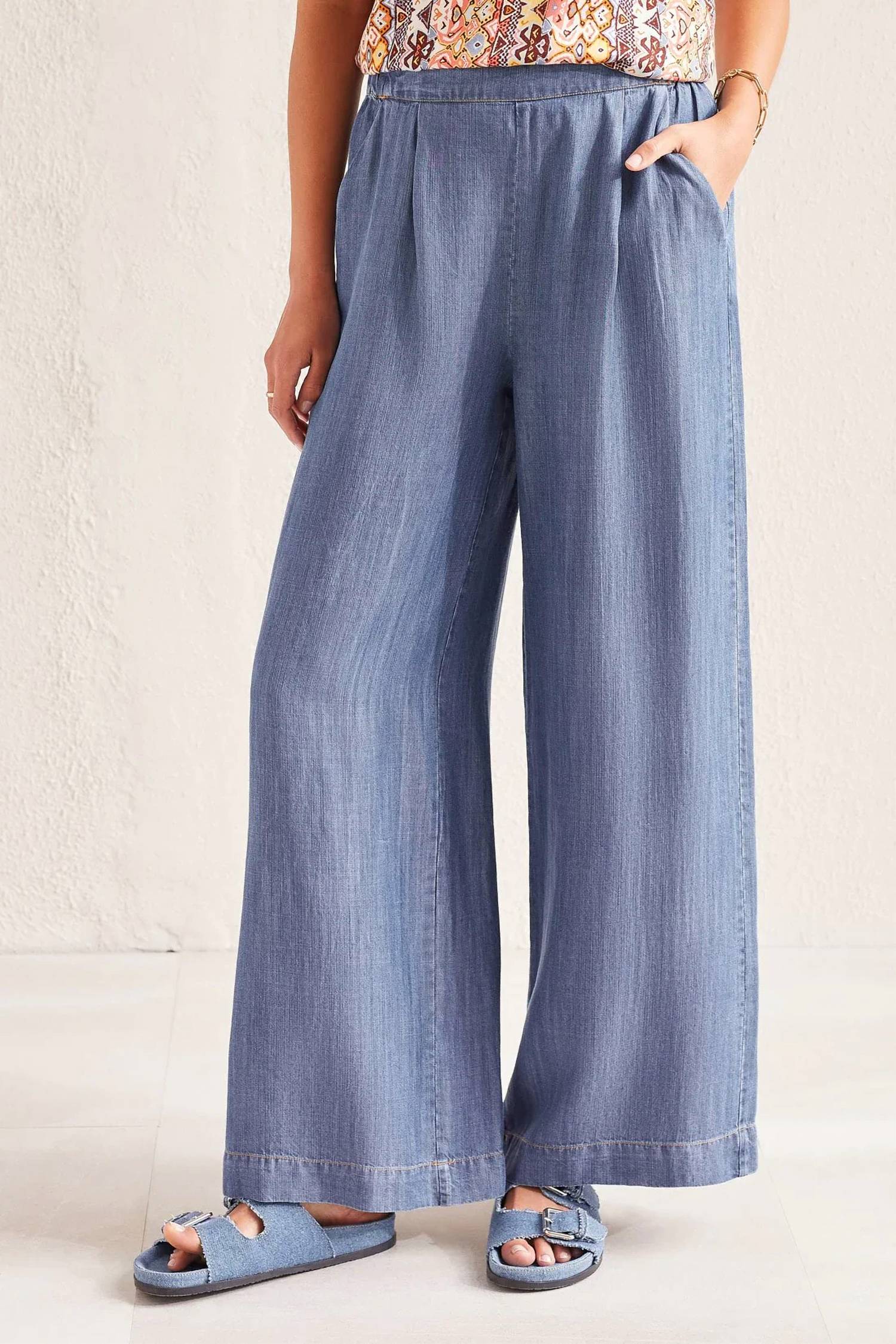 Tribal - Flowy Pull On Pant