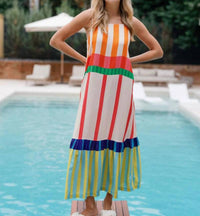 Briton Court - Charlie Striped Maxi Dress