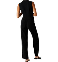 Steve Madden - Iva Satin Tuxedo Collared Jumpsuit