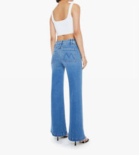 Mother - Lil Hustler Roller Patch Wide Leg Jeans