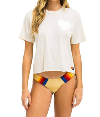 Aviator Nation - Boyfriend Glitter Heart Tee