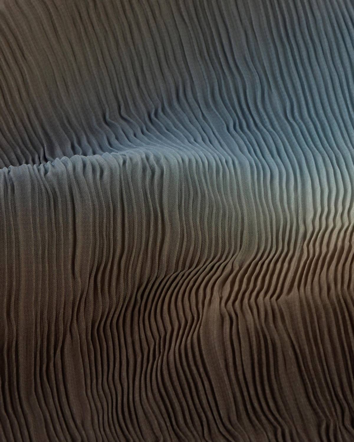 Thinking Mu - Glass Pleated Miriam Midi Dress