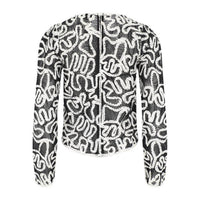 Sea - Alice Women's Top Embroidery Battenberg Long Sleeve Top